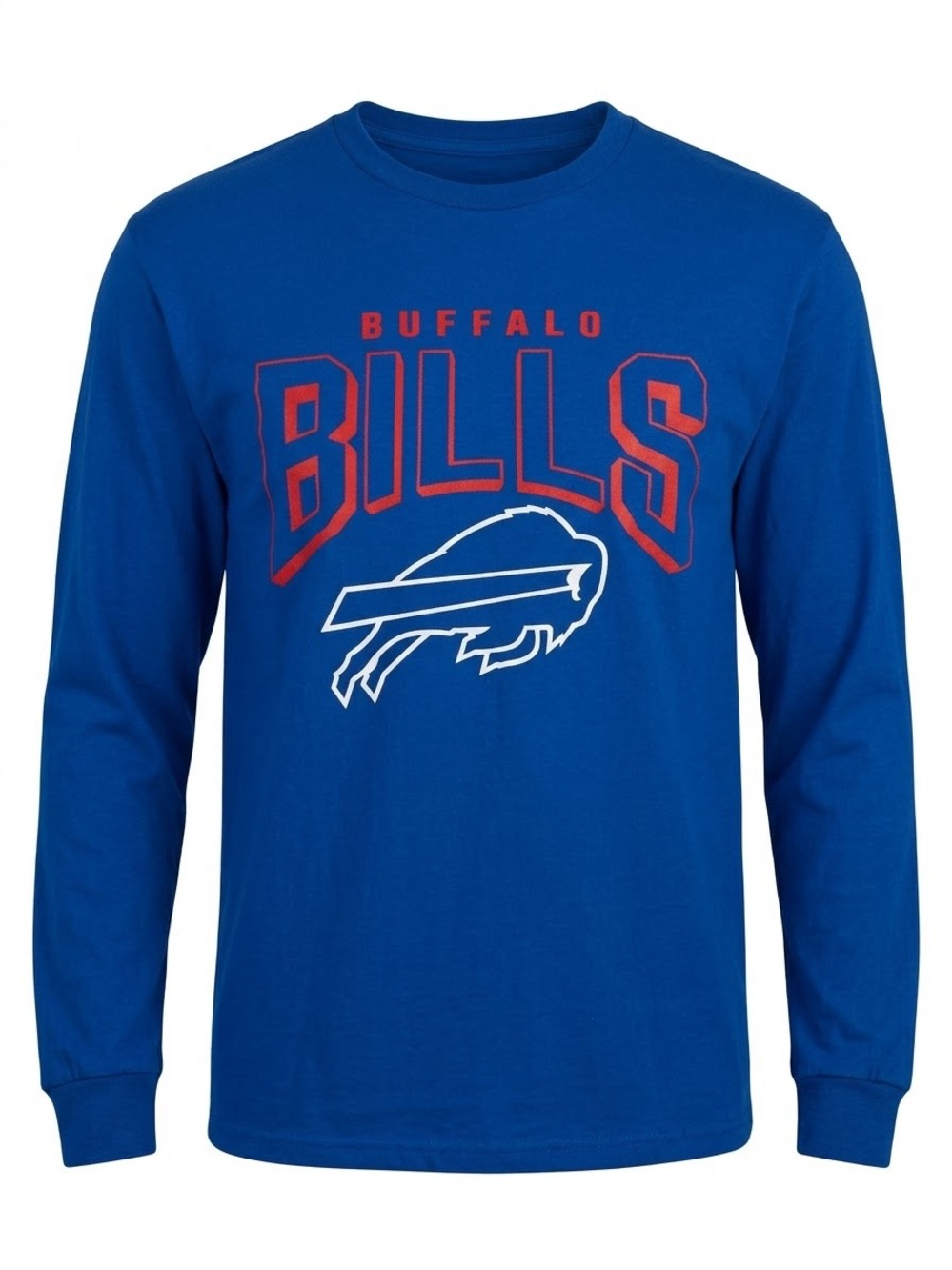 Buffalo Bills Royal Blue Long-Sleeve Logo Tee